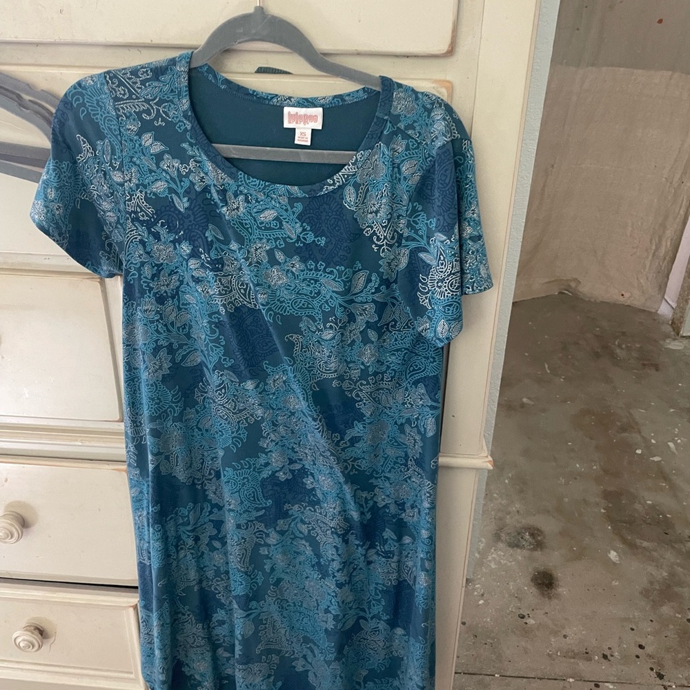 Blue Floral Dress